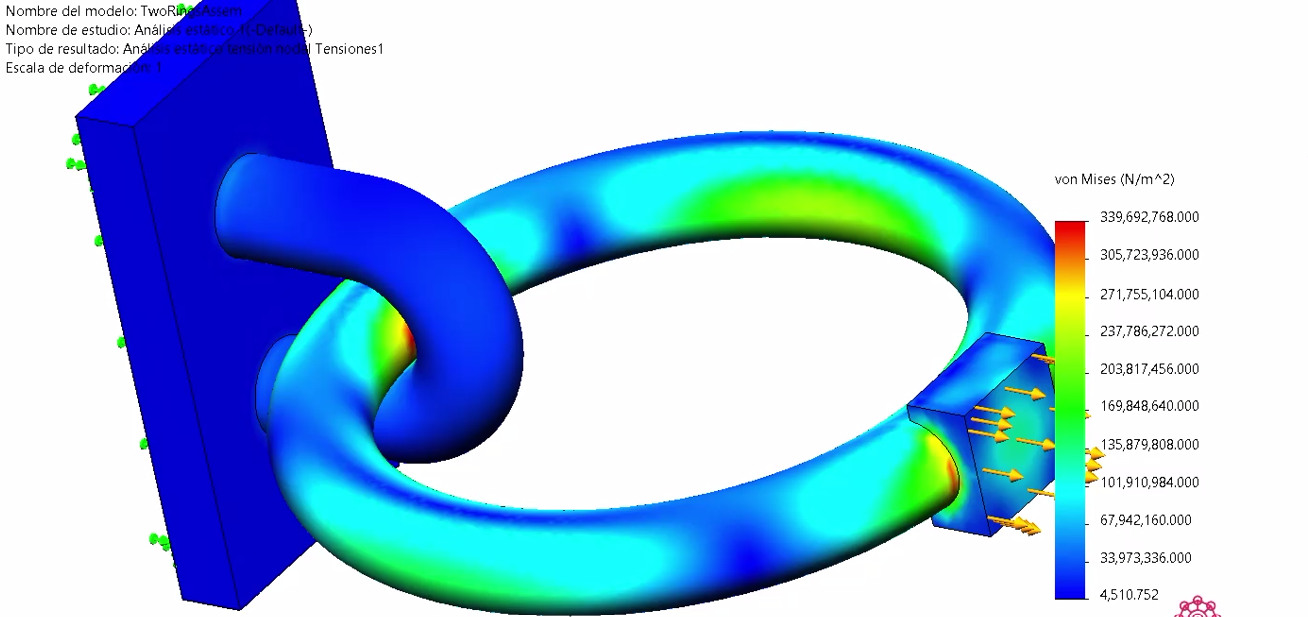 Simulacion con SOLIDWORKS